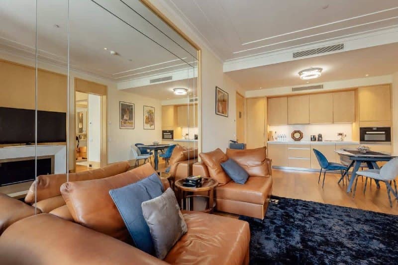 Luksuzna rezidencija s 1 spavaćom sobom i panoramskim pogledom na more u Baia Residence, Porto Montenegro